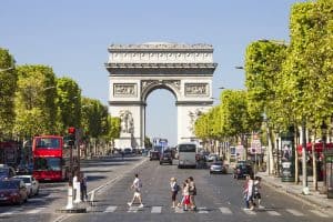 מסלול טיול מהנה- שער הניצחון פריז
