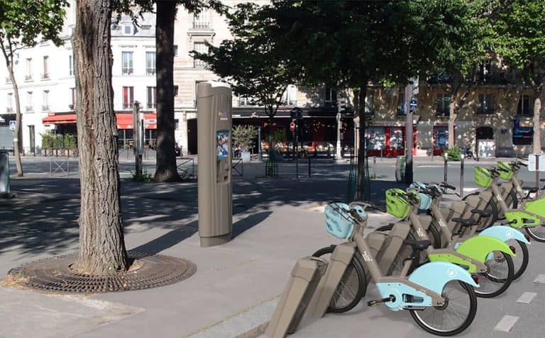 תחבורה בפריז velib paris bike