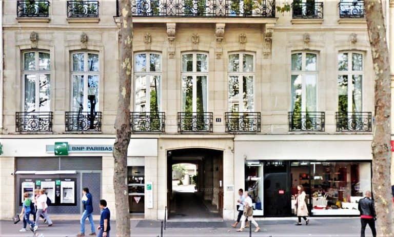 ביתה של מארי די פלסי בפריז boulevard De La Madeleine 11