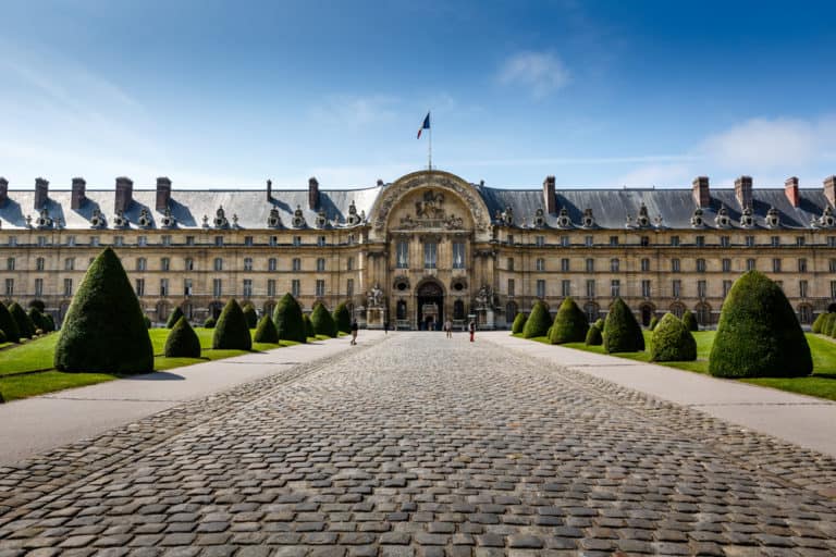 Les Invalides War History Museum in Paris, France
