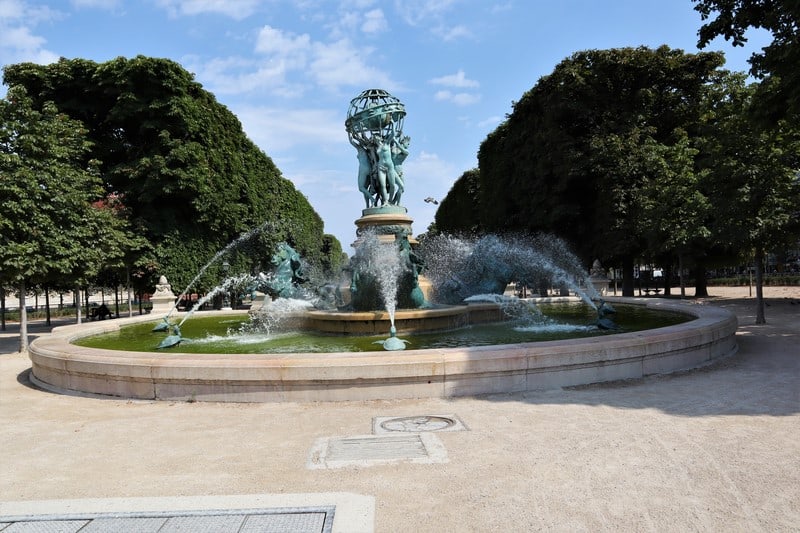 מזרקת ארבעת חלקי העולם פריז צילום: ניר יבלונקה