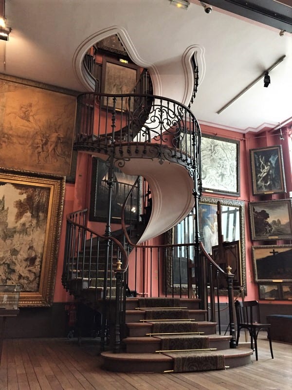 מוזיאון גוסטב מורו- המדרגות לגלריה צילום: ניר יבלונקה