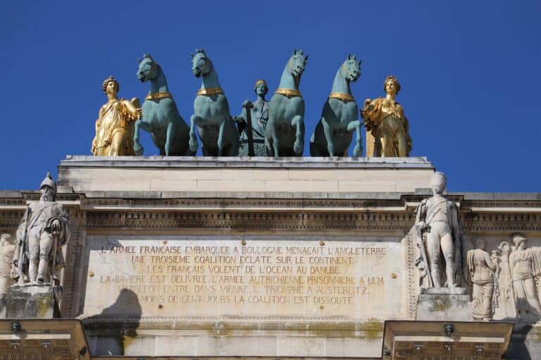 מרכבת השלום מאת בוסיו שער הניצחון קרוסל פריז צילום: ניר יבלונקה