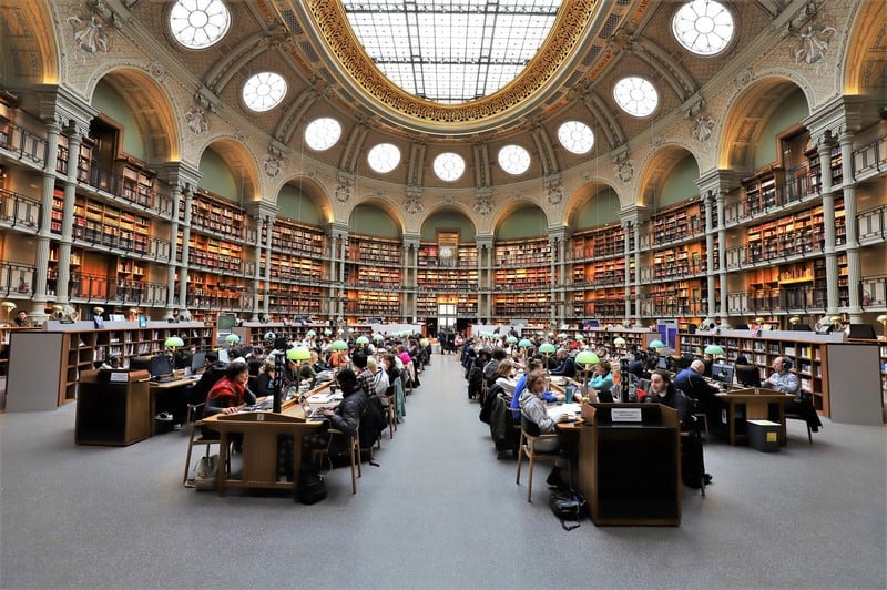 הספרייה הלאומית של צרפת ומוזיאון רישלייה פריז